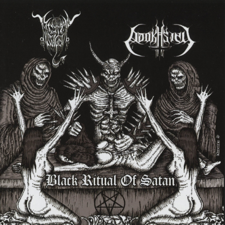 Black Angel / Adokhsiny – Black Ritual Of Satan (Split CD)